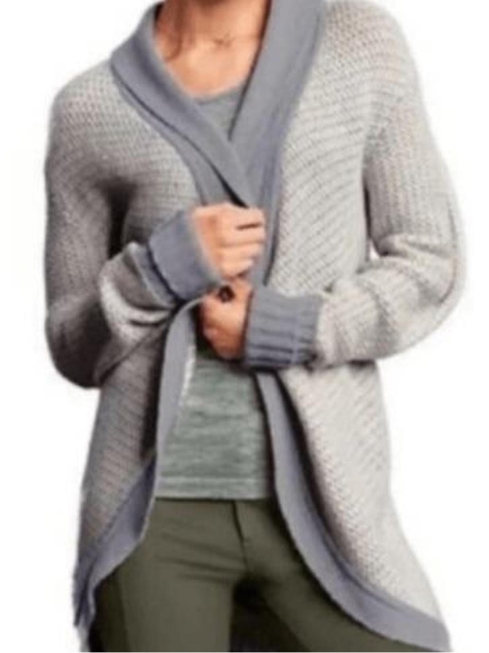Athleta Sierra cocoon Open Front wool/cashmere Cardigan XS